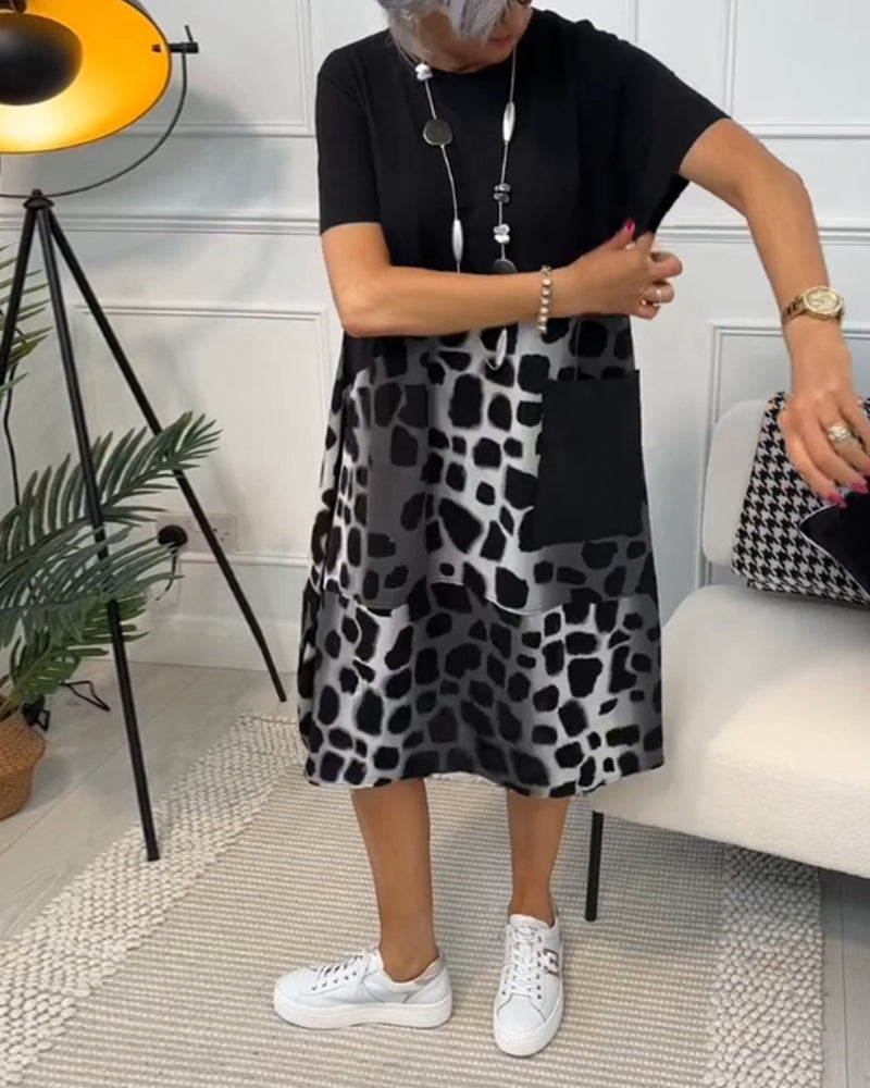 Lina | Luftiges Sommerkleid mit Rundhalsausschnitt