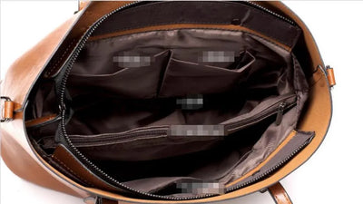 NICOLE™ | Vintage-Schultertasche aus Kunstleder
