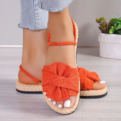 Lovi – Charmante Sandalen mit offener Spitze und Schleife