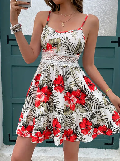 Lucena – Tropisches Stufen-Sommerkleid