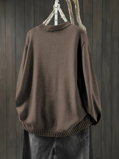 Gunilla – Strickjacke mit dekorativen Knöpfen