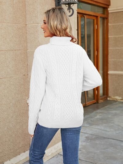 Klassischer Rollkragenpullover für Damen