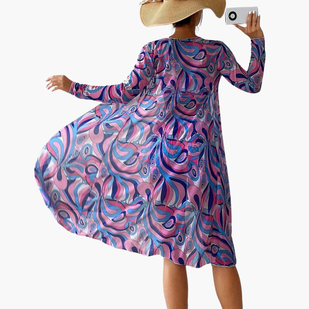 3-teiliges Damen-Sommer-Strand-Bademoden-Set mit langen Ärmeln