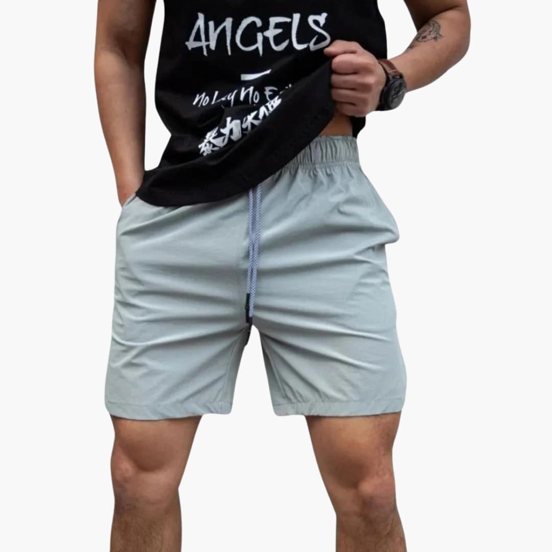 Herren Badeshorts mit Seitentaschen und elastischem Bund