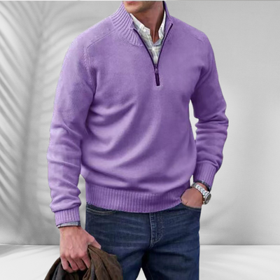 TOBIAS™ | Reißverschluss-Pullover aus Baumwolle