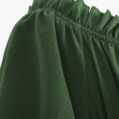 Oktoberfest Dirndl Kleid 2025 mit Rüschen für Damen