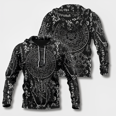 Udalrich | Kühner Wikinger-inspirierter Herren Kapuzenpullover