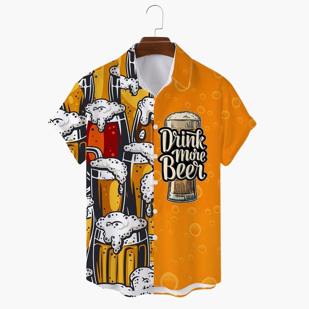 Biermotiv Hemd für Herren - Oktoberfest 2025
