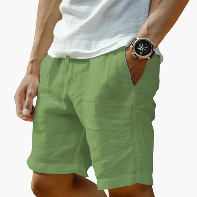Herren Sommer Shorts mit Gummibund und Kordelzugverschluss