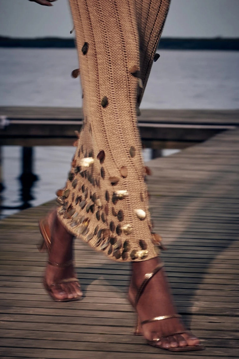 Dolly | Strick-Maxikleid mit femininer Silhouette