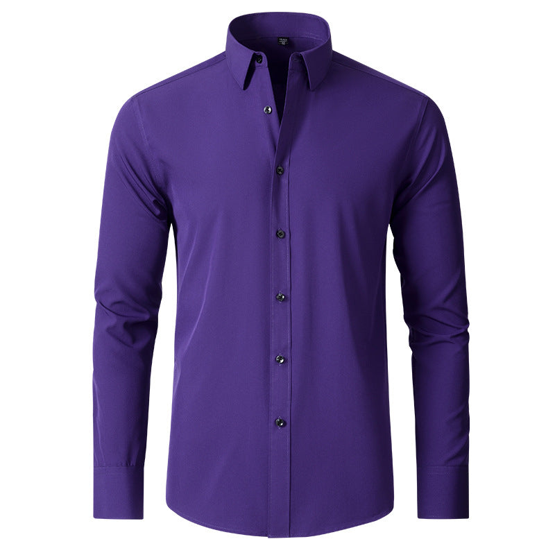 Benjamin | Classic Slim Fit Stretchable Langarm Business Hemd