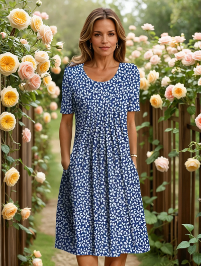 FIONA -  KLEID MIT FLIESSENDER ELEGANZ