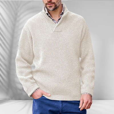 LUDWIG™ | Warmer Pullover mit V-Ausschnitt