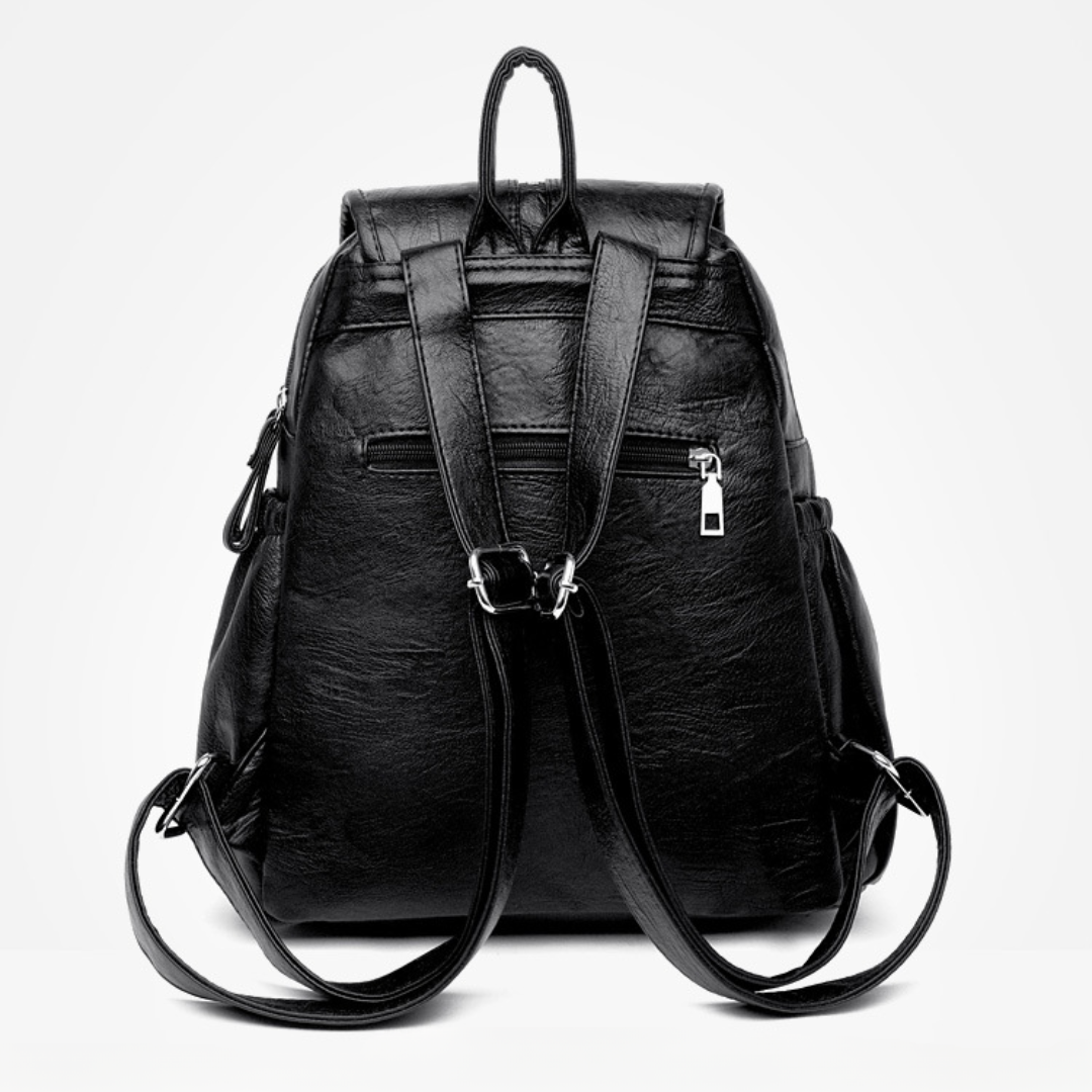 NORA™ | Geräumiger und vielseitiger Lederrucksack
