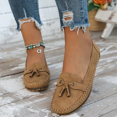 Damen Slipper aus veganem Leder mit weichem Futter – Elegante Mokassins für jeden Tag
