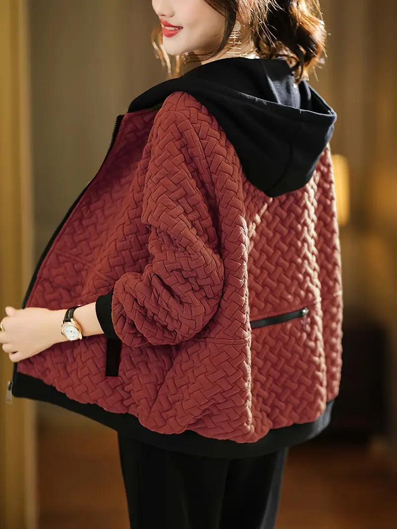 MIRELLE GESTEPPTE KAPUZENJACKE