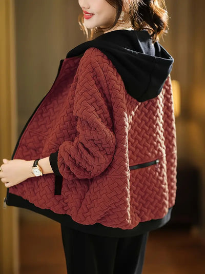 MIRELLE GESTEPPTE KAPUZENJACKE