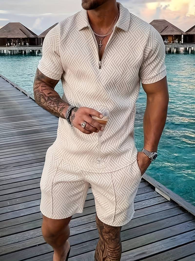Giosuè | Müheloser Streetwear Herren 2-Teiliges Set