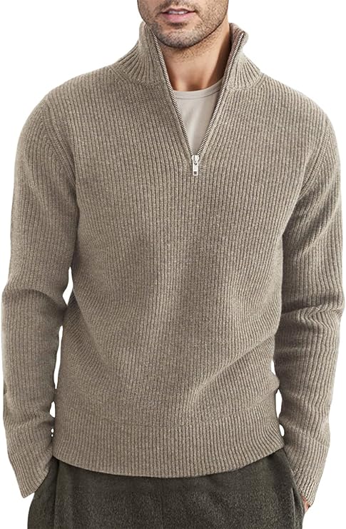 Georges | Moderner Eleganter Herren Reißverschluss Pullover