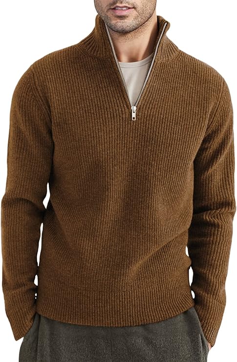 Georges | Moderner Eleganter Herren Reißverschluss Pullover