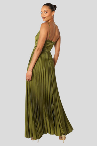 Elise – Plissierter Midikleid für elegante Anlässe