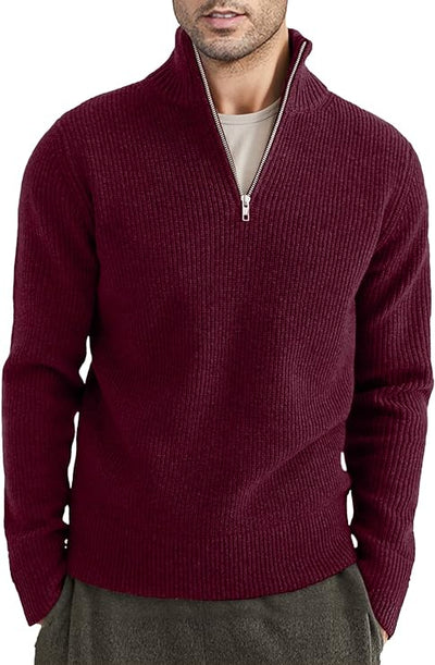 Georges | Moderner Eleganter Herren Reißverschluss Pullover