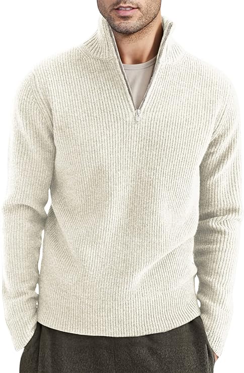 Georges | Moderner Eleganter Herren Reißverschluss Pullover
