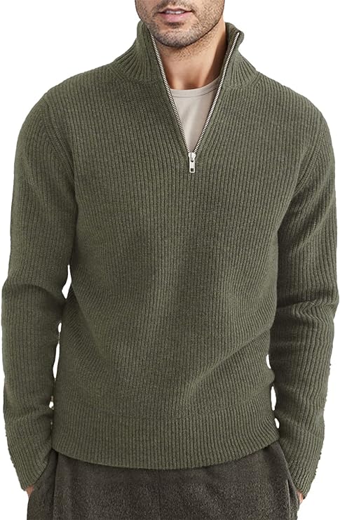 Georges | Moderner Eleganter Herren Reißverschluss Pullover