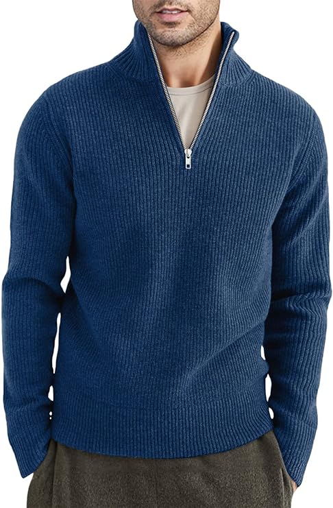 Georges | Moderner Eleganter Herren Reißverschluss Pullover