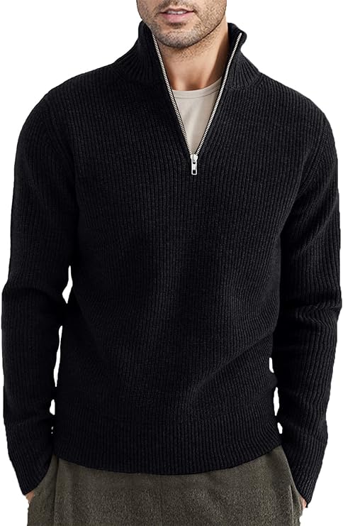 Georges | Moderner Eleganter Herren Reißverschluss Pullover