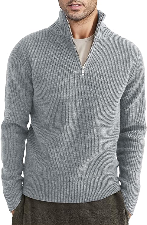 Georges | Moderner Eleganter Herren Reißverschluss Pullover