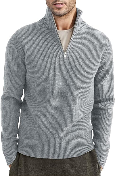 Georges | Moderner Eleganter Herren Reißverschluss Pullover