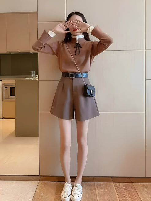 Jamine - bequemes patchwork stricktop