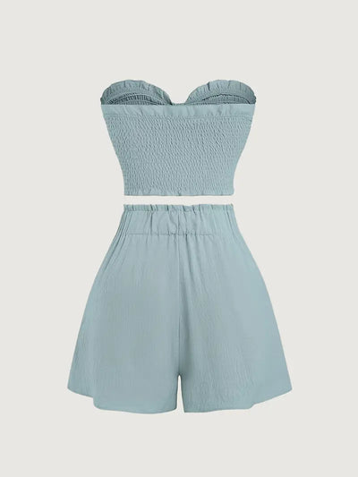Ivigail – Strukturiertes Bandeau-Set mit Schleif