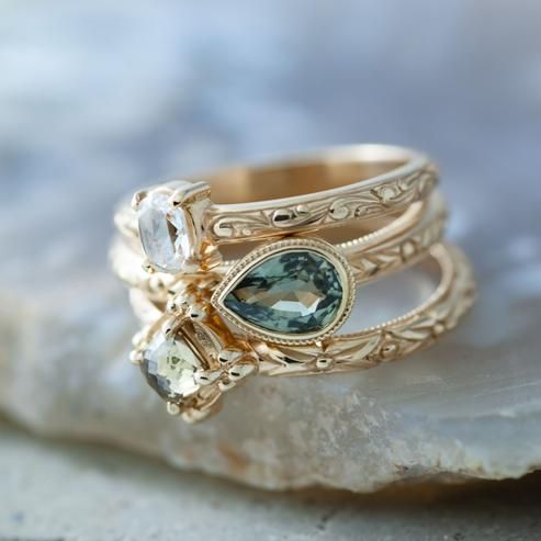 Vintage Türkis Kristall Ring