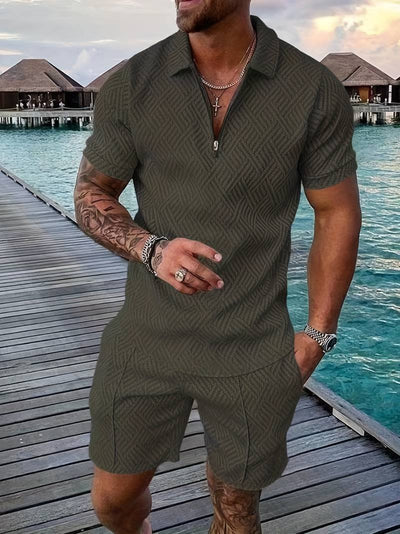 Giosuè | Müheloser Streetwear Herren 2-Teiliges Set