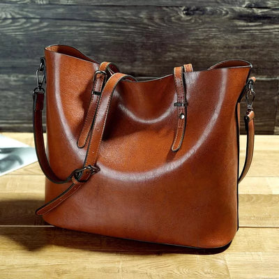 NICOLE™ | Vintage-Schultertasche aus Kunstleder