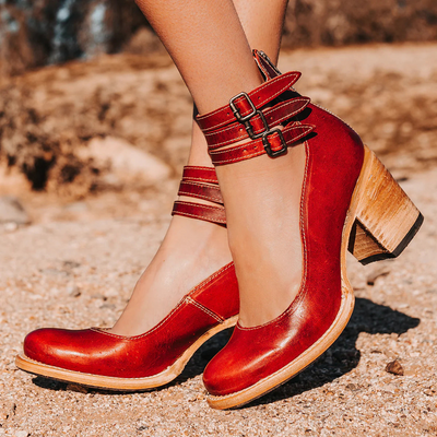 Ginevra™ | Chunky Sole Multi-Strap Pumps