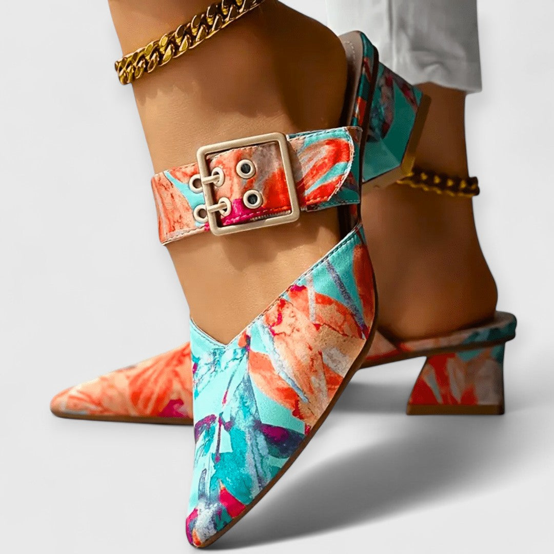 BELLO | Orthopädische Farbakzent-Heels für Damen