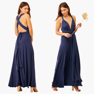 Abendkleid mit V-Ausschnitt - Damen Stil für Gala-Nächte