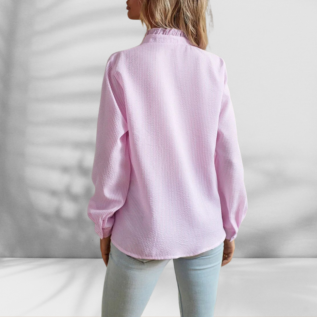 EMILY™ | Leichte Bluse mit Rüschen-Detail