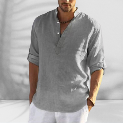 JANNIK™ | ELEGANTES HEMD AUS LEICHTEM STOFF MIT LEINEN-EFFEKT