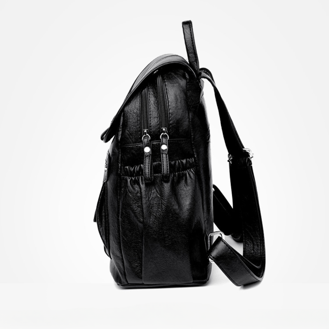 NORA™ | Geräumiger und vielseitiger Lederrucksack