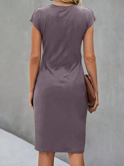 Monette – Lässig-schickes Midikleid mit Knotendetail