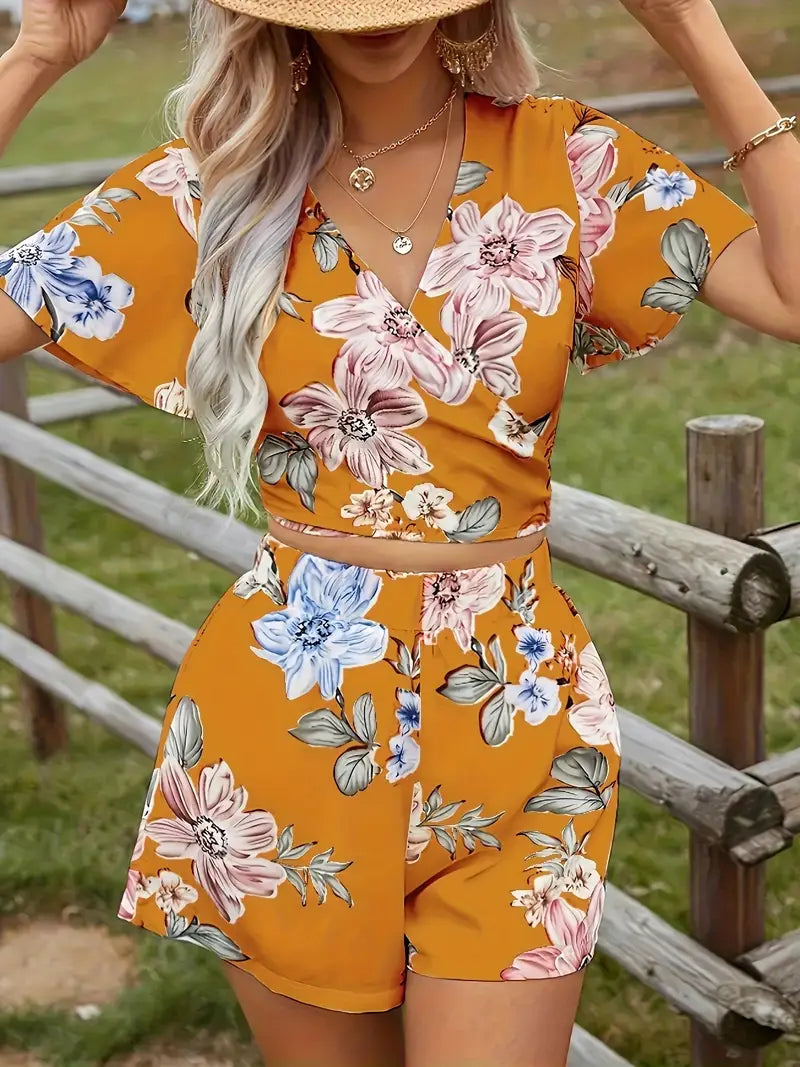 Felly – Stilvolles Sommer-Set mit Blumenmuster