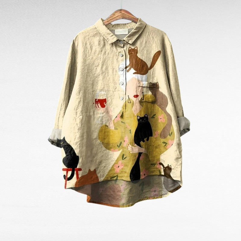 Marjorie | Leichte Bluse aus Premium-Materialien