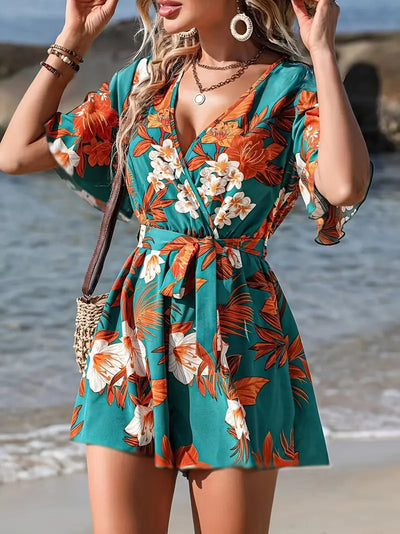 Daneva – Eleganter Strampler mit Blumenmuster