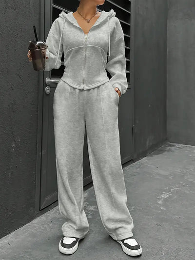 Nanci - Lässiges Zweiteiliges Set Mit Langen Ärmeln