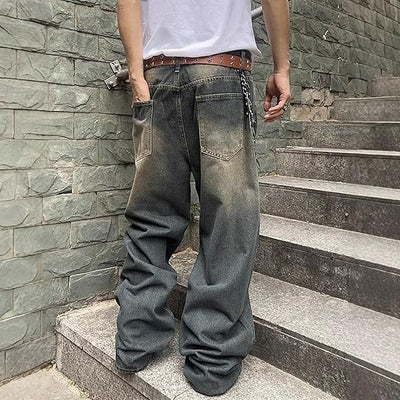 Marcel | Modische Baggy Jeans mit Weitem Bein