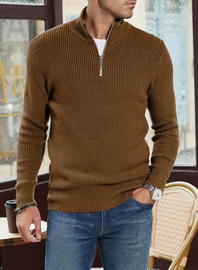 Georges | Moderner Eleganter Herren Reißverschluss Pullover